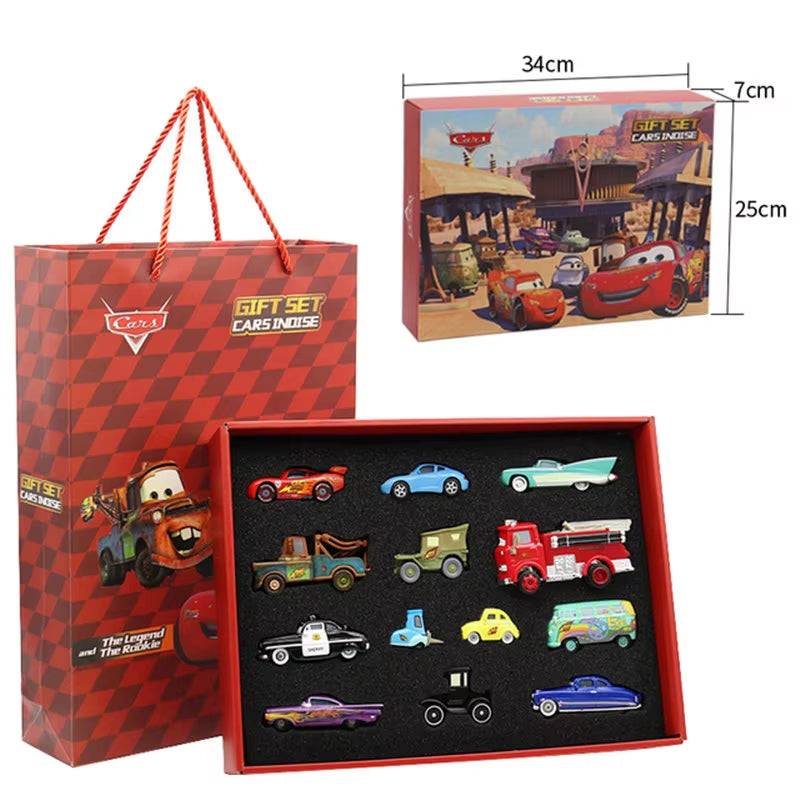 Pixar Cars 3 Metal Diecast Lightning Mcqueen Mater Champion Car Model Toy Gift Set Jackson Uncle Truck Boy Birthday Toys