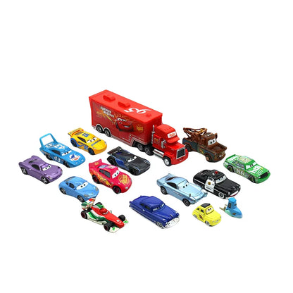 Pixar Cars 3 Metal Diecast Lightning Mcqueen Mater Champion Car Model Toy Gift Set Jackson Uncle Truck Boy Birthday Toys