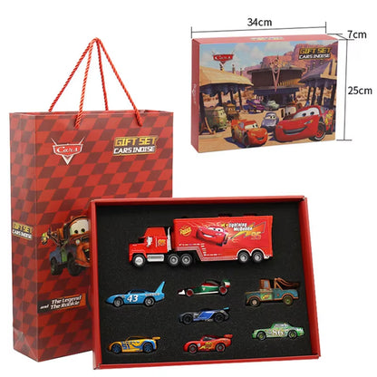 Pixar Cars 3 Metal Diecast Lightning Mcqueen Mater Champion Car Model Toy Gift Set Jackson Uncle Truck Boy Birthday Toys