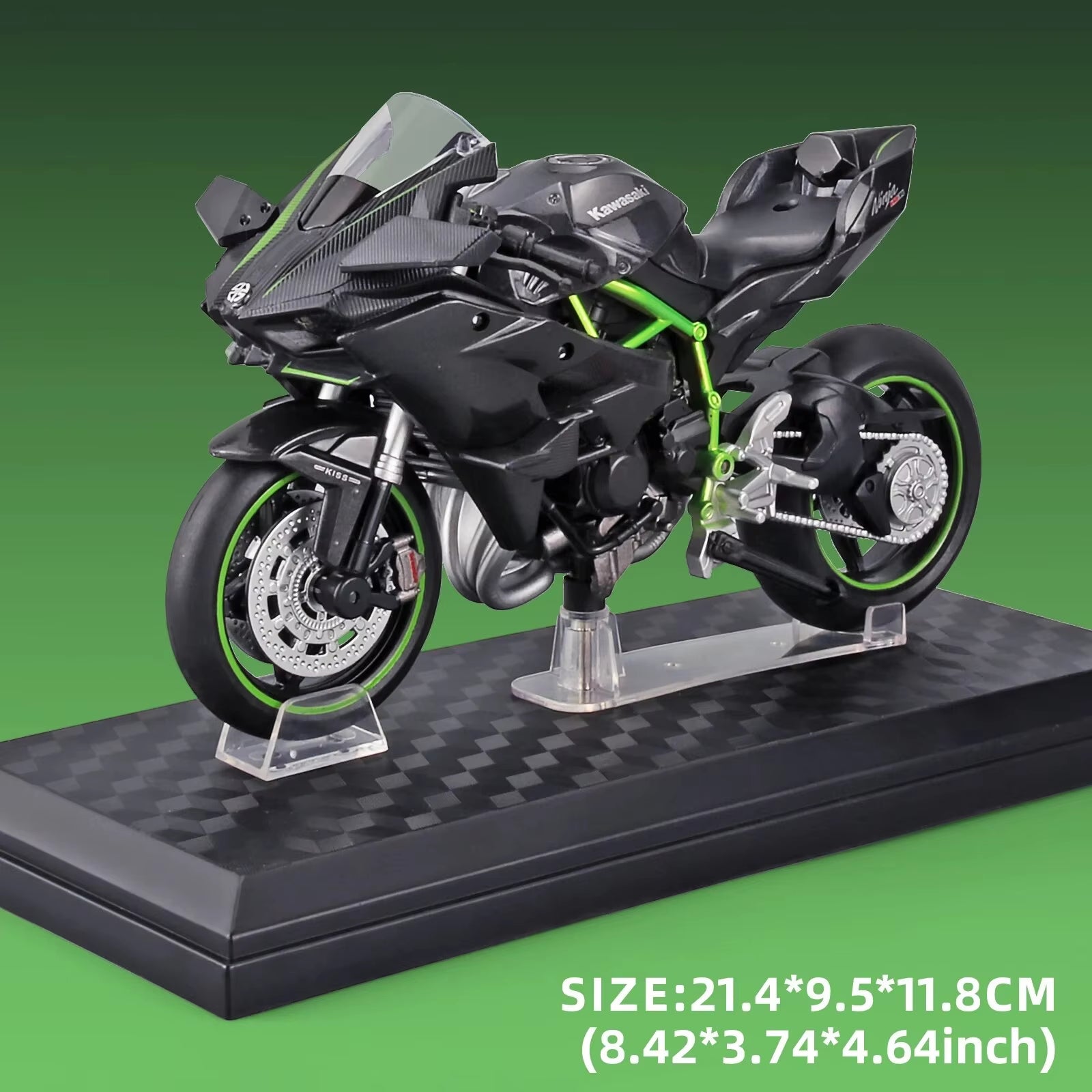 1:12 Scale Die Cast Motorcycle Model for Kawasaki Ninja H2R,Motorcycle Model, Kids Moto Toy or Collection, Boyfriend